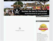 Tablet Screenshot of piraten-spektakel.de